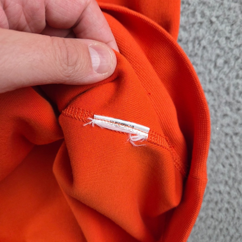 Polo Ralph Lauren Sweater Sweatshirt Mens XL Orange Crewneck Pullover Red Pony - Picture 4 of 9